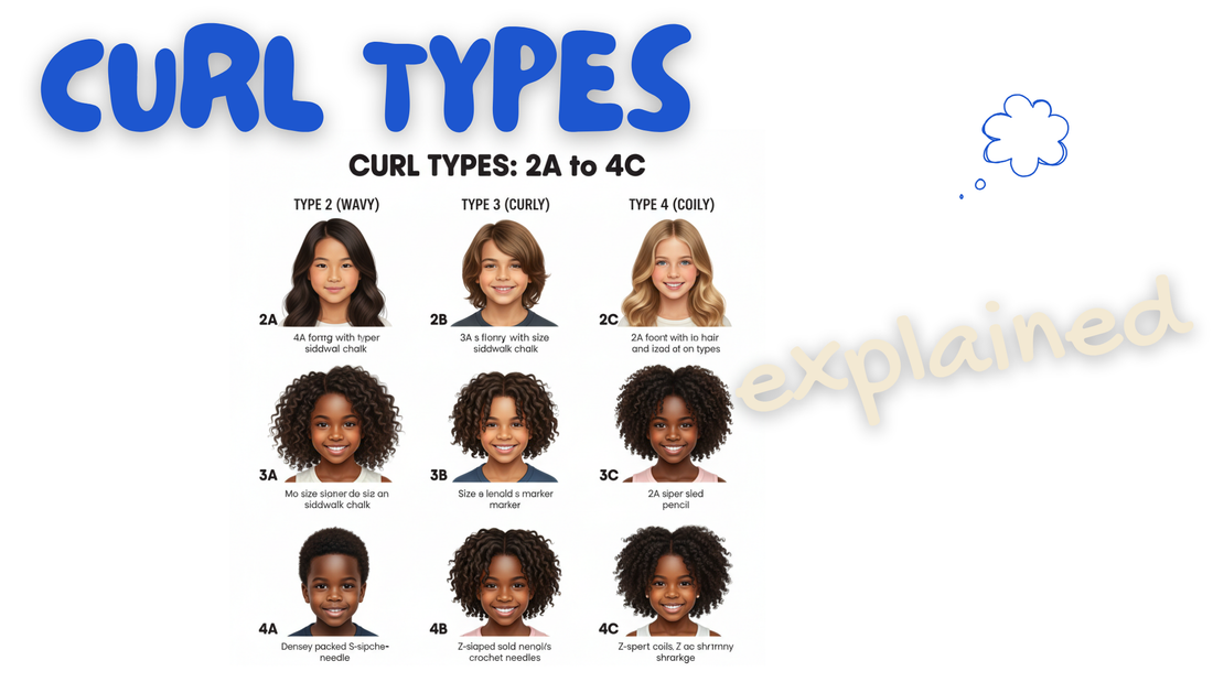 The Complete Guide to Understanding Your Child's Curl Type: 2A to 4C Explained