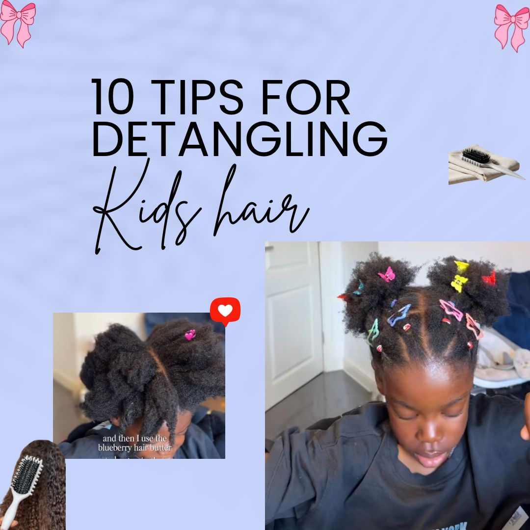 Detangling tips for kids with curly hair
