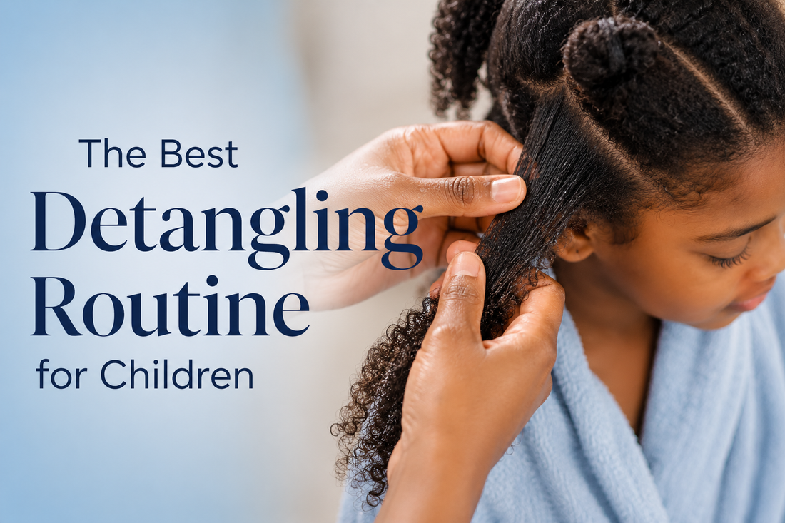 Detangling routine for children