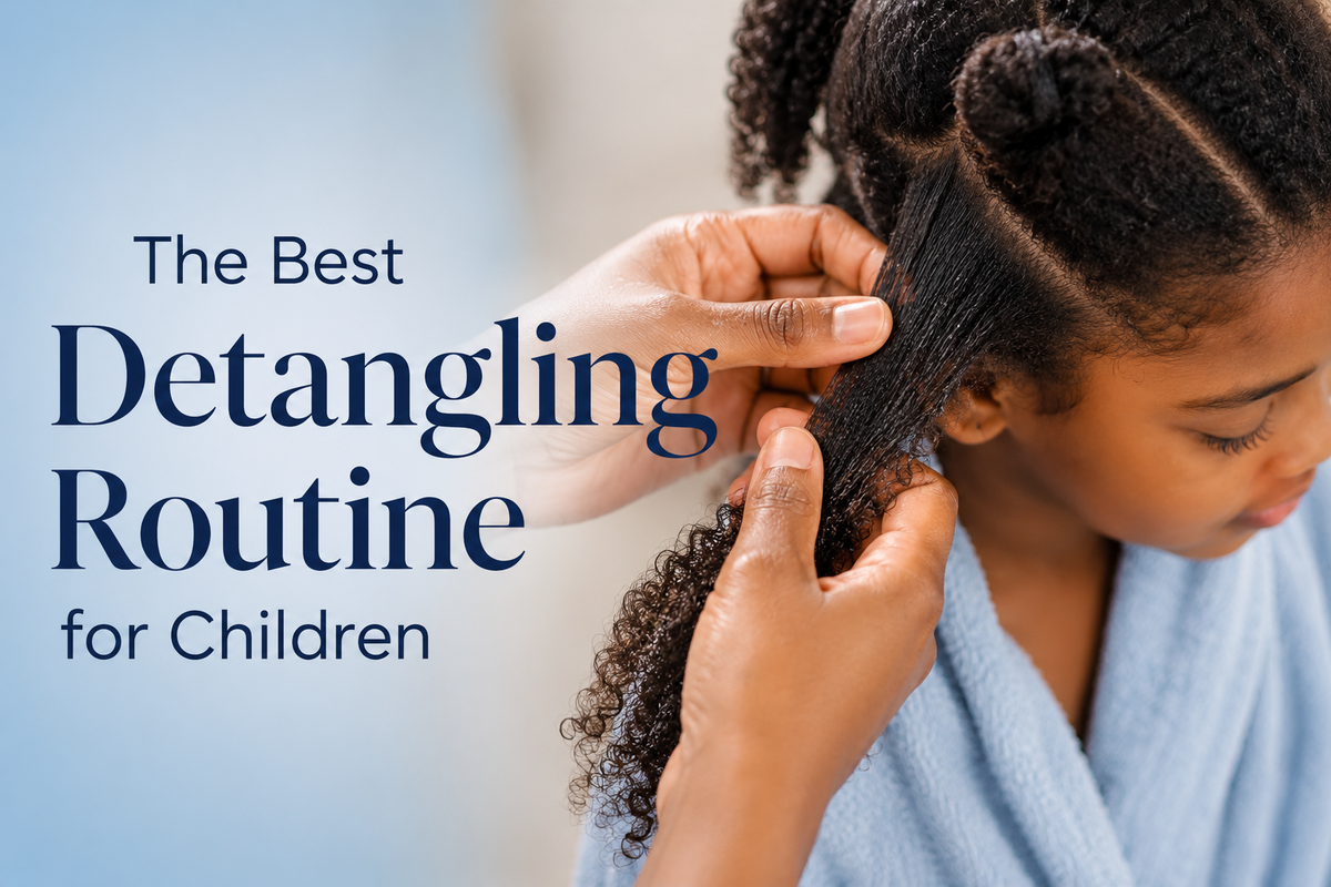Detangling routine for children