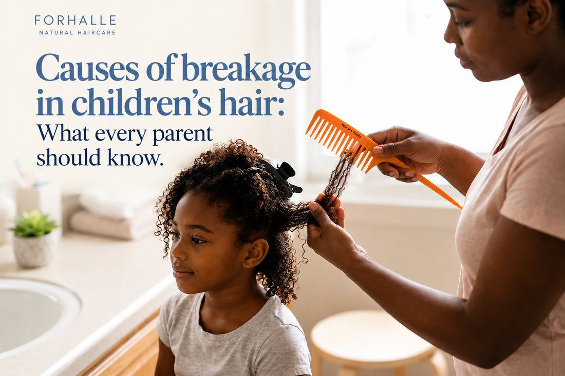 Causes of breakage in children's hair