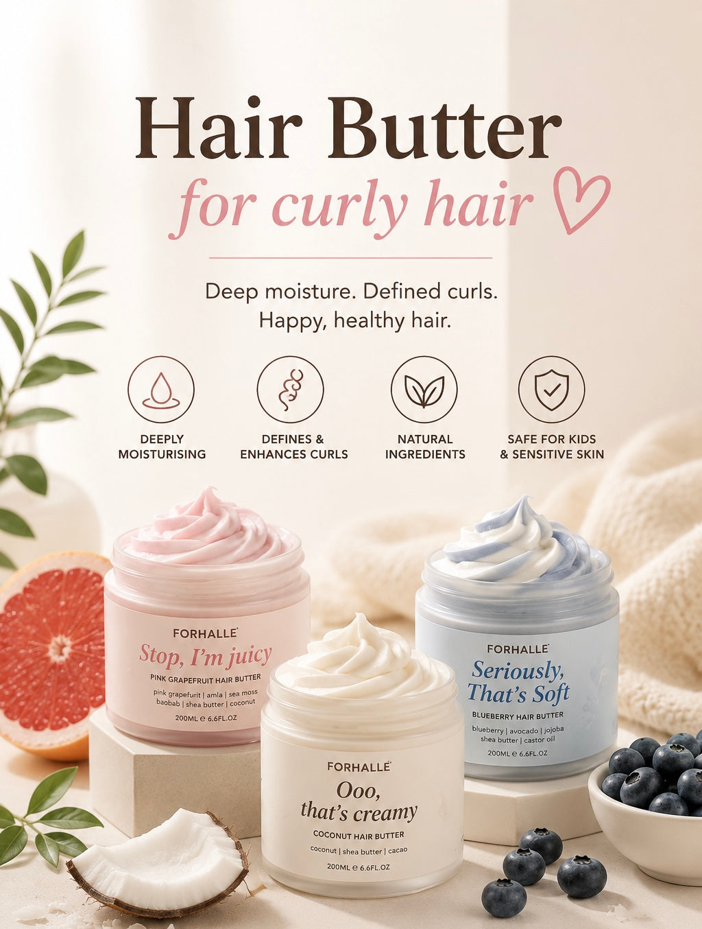 Hair Butter for Curly Hair