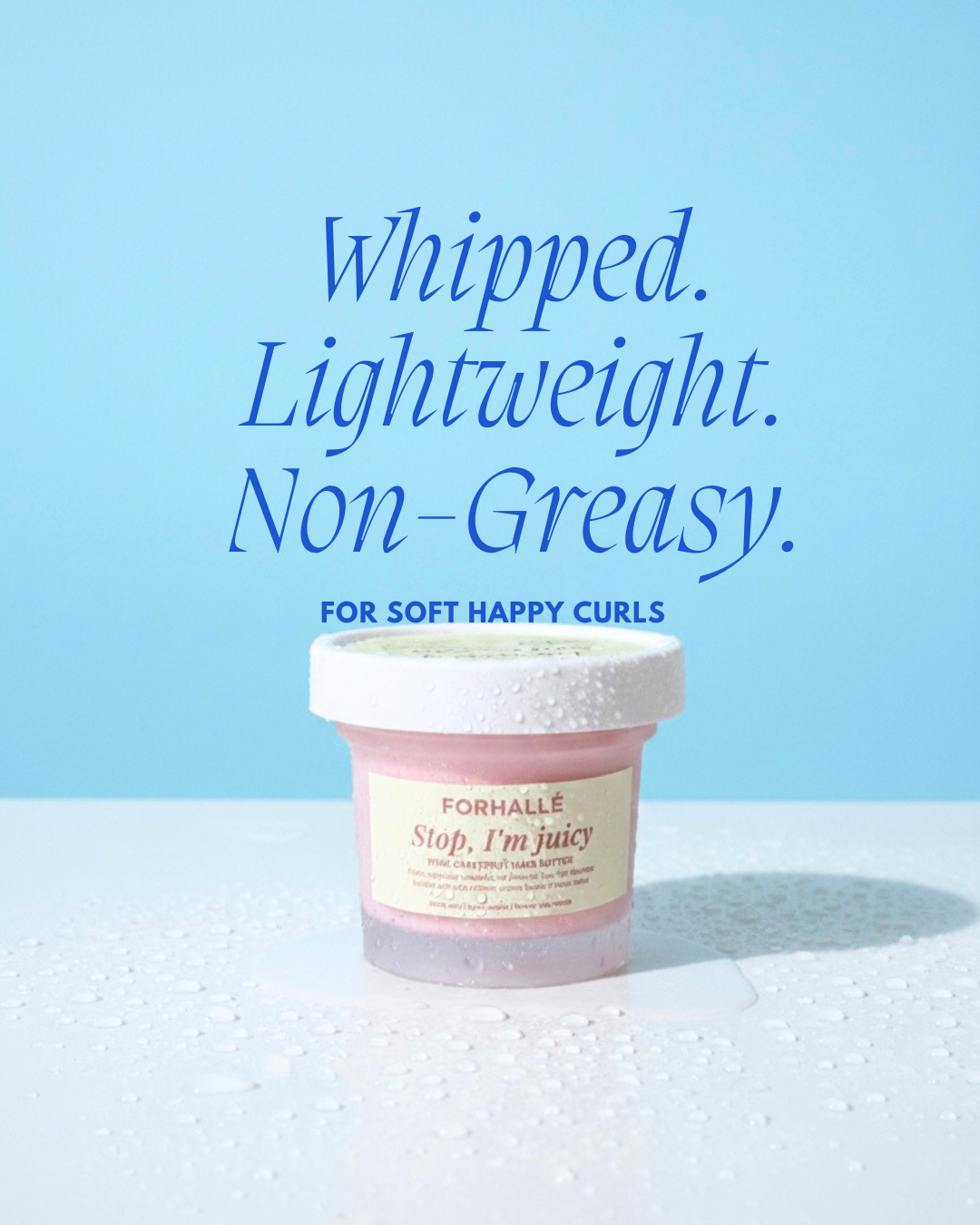 Stop, I'm Juicy Pink Grapefruit Hair Butter | Lightweight Daily Moisture & Shine | Natural & Textured Hair