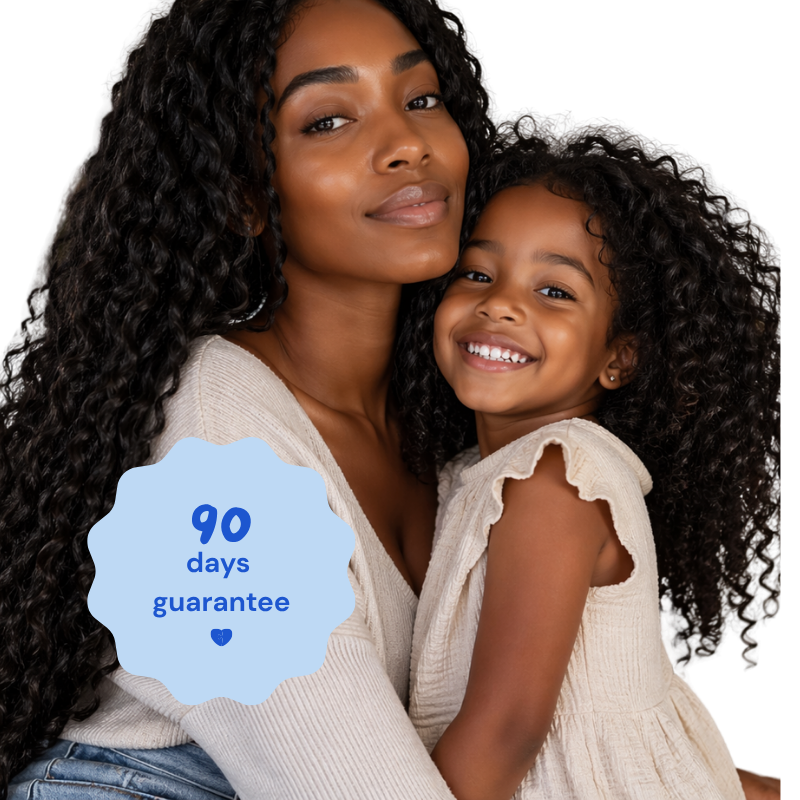 Softer, happier curls in 90 days or we’ll make it right ♡