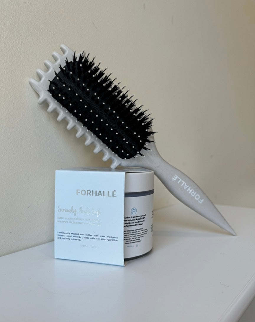 FORHALLE brush and whipped hair butter combo for kids
