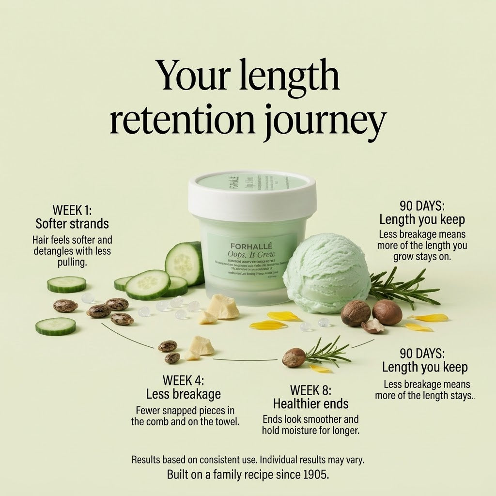 Length retention hair butter