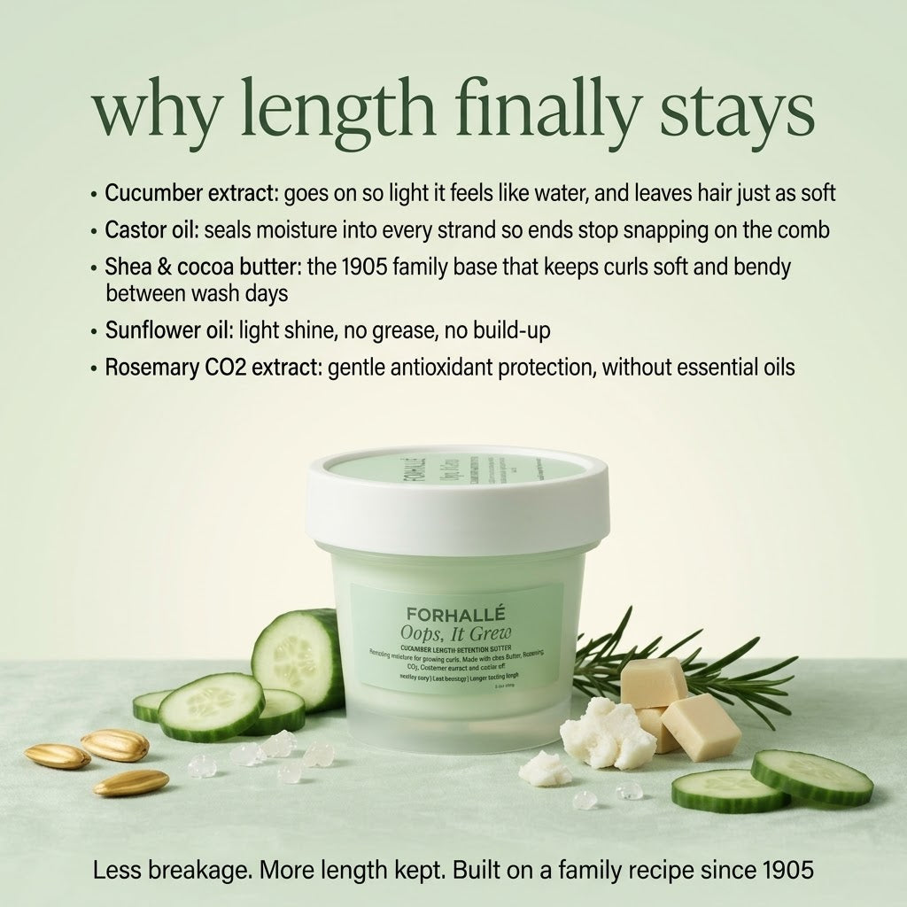 Length retention hair butter