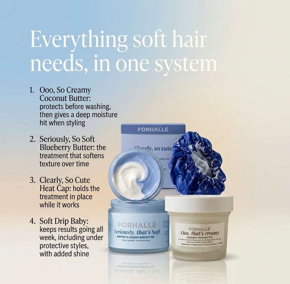 :      The Soft Hair System by FORHALLE I Curly Hair Routine
