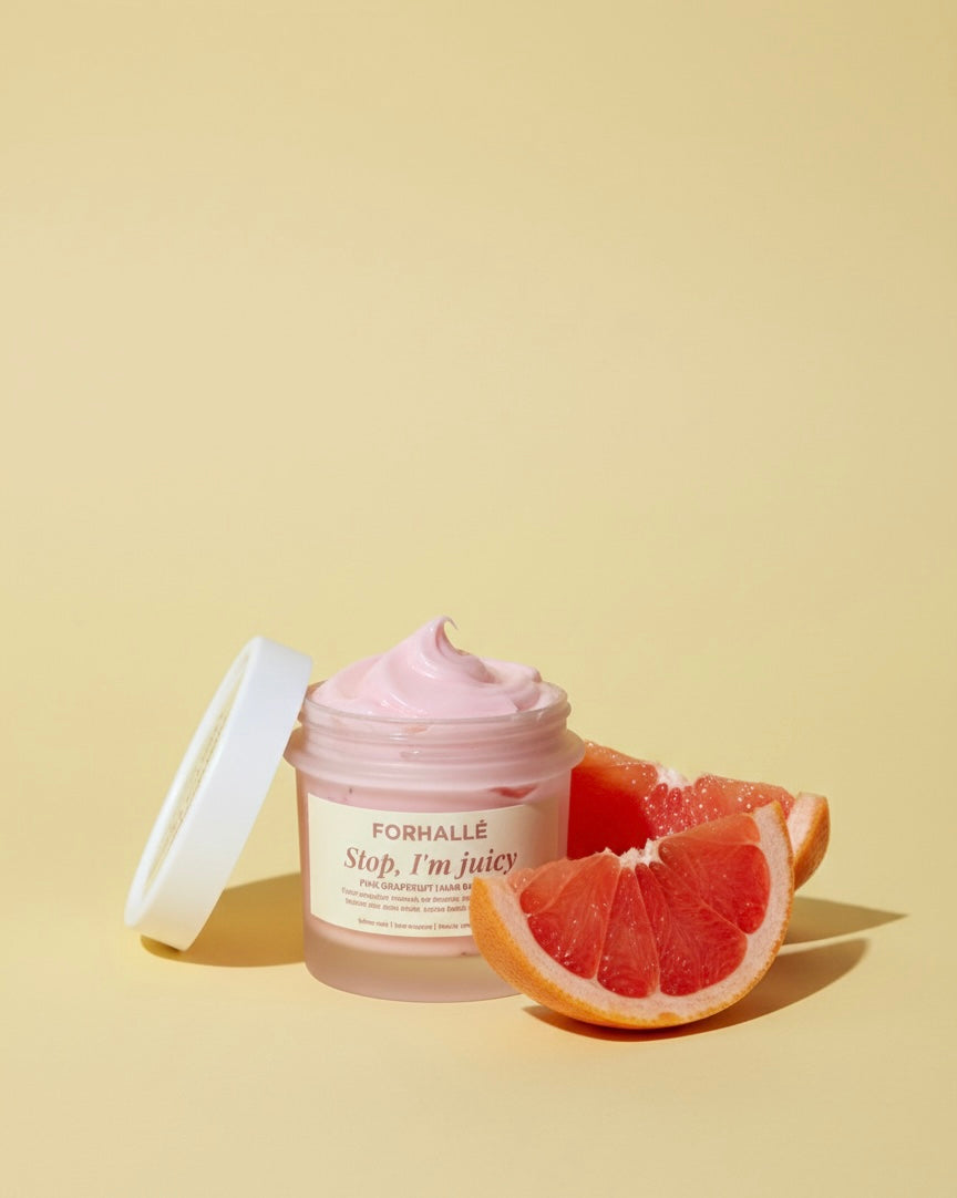 Stop, I'm Juicy Pink Grapefruit Hair Butter | Lightweight Daily Moisture & Shine | Natural & Textured Hair