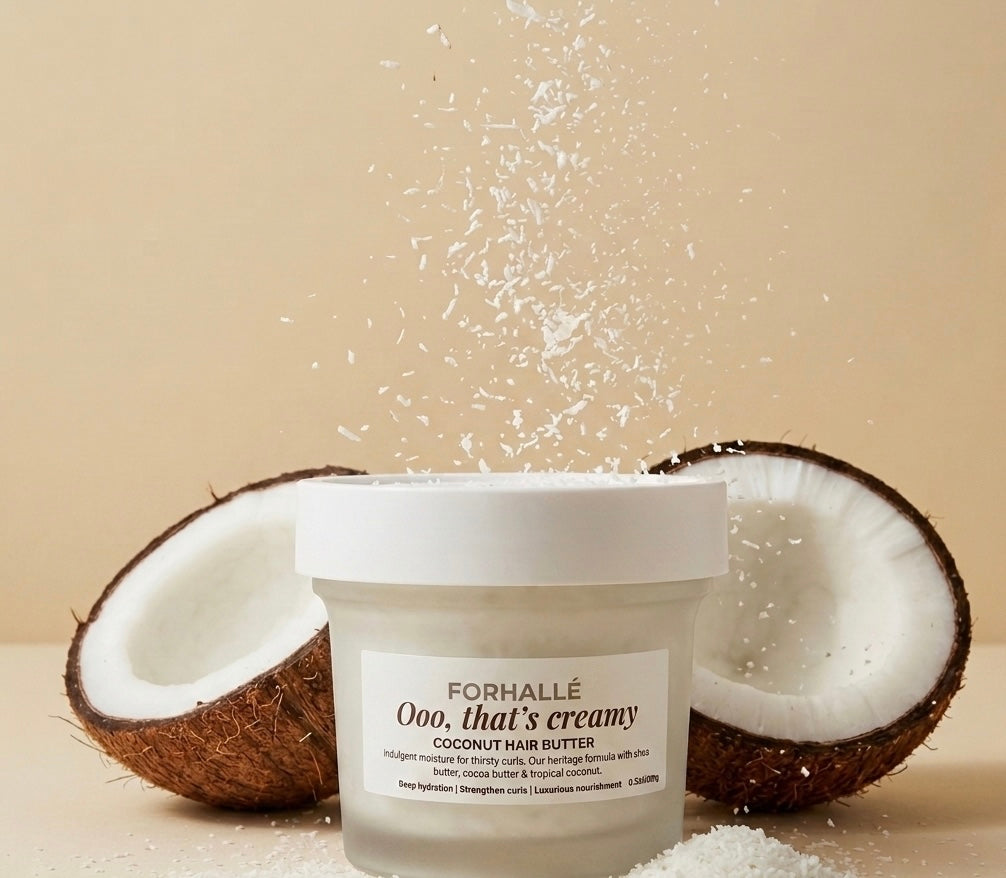 OOO, So Creamy Coconut Pre-Poo | Prevent Breakage & Deep Moisture Hair Butter for 4c hair - Larger 200ml Jar
